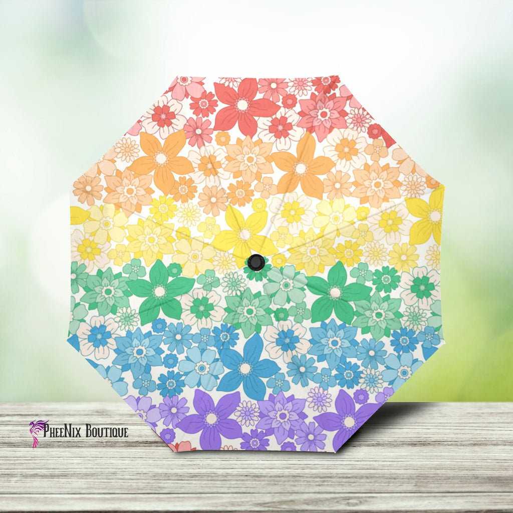 Floral Pride Umbrella-PheeNix Boutique