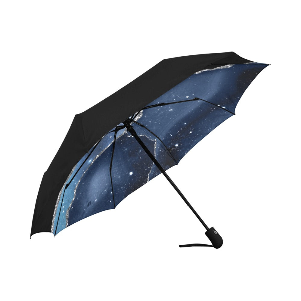 Dark Galaxy Agate Umbrella-PheeNix Boutique