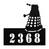 Dalek Inspired House Number or Name Sign