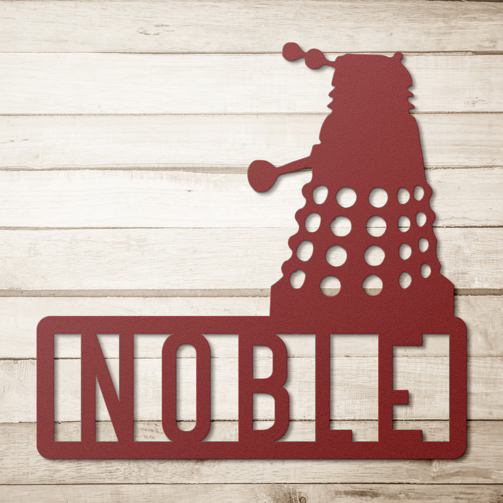 Dalek Inspired Number Sign