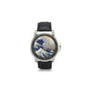 TARDIS in The Wave Unisex Stainless & Leather Watch