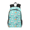 Roller Skates Pattern Classic Backpack with Side Pockets