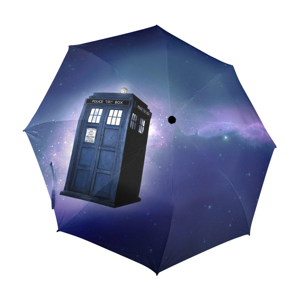 TARDIS in Space Umbrella-PheeNix Boutique