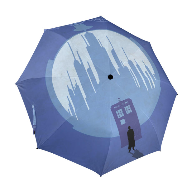 TARDIS at Gallifrey Umbrella-PheeNix Boutique