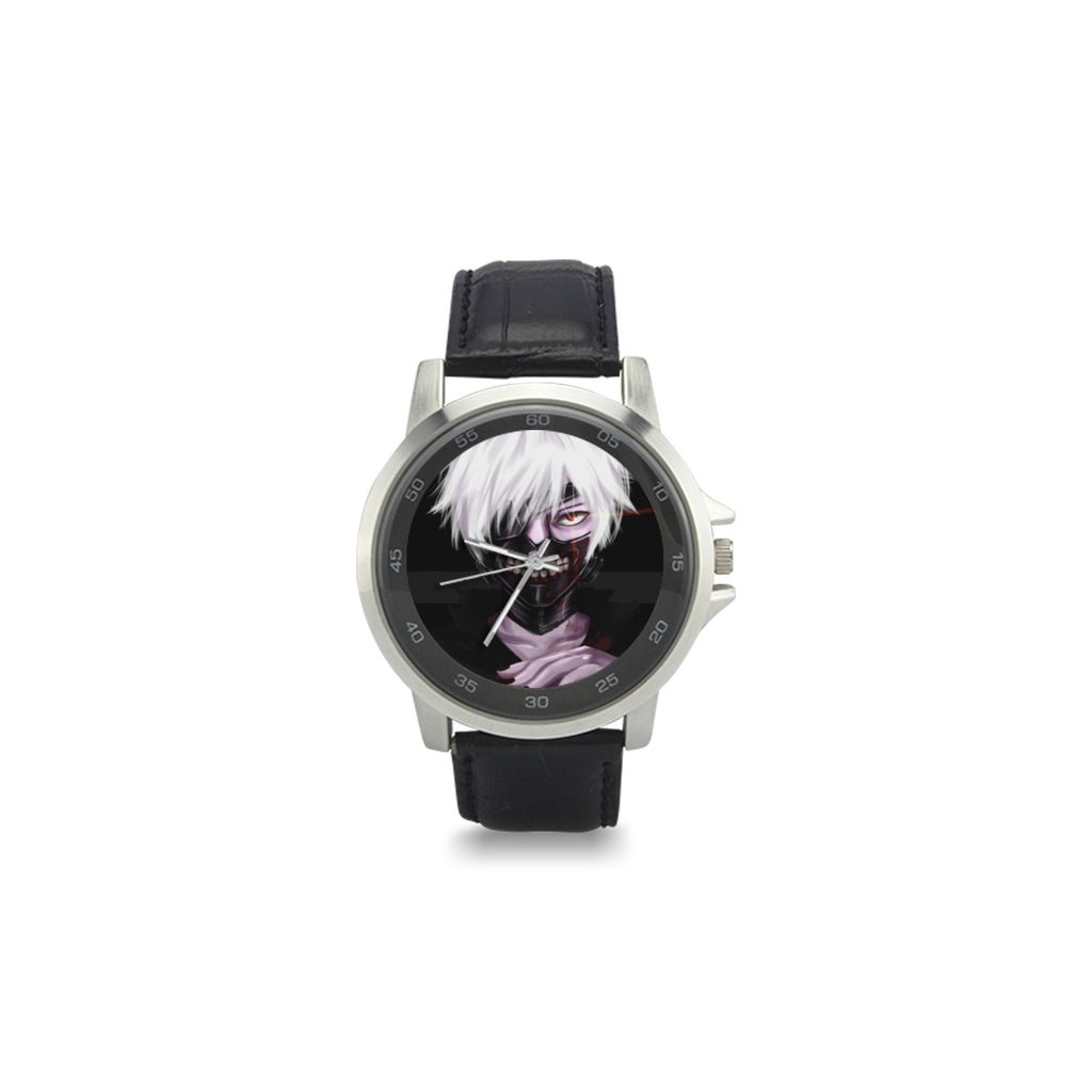Tokyo Ghoul 01 Unisex Stainless & Leather Watch