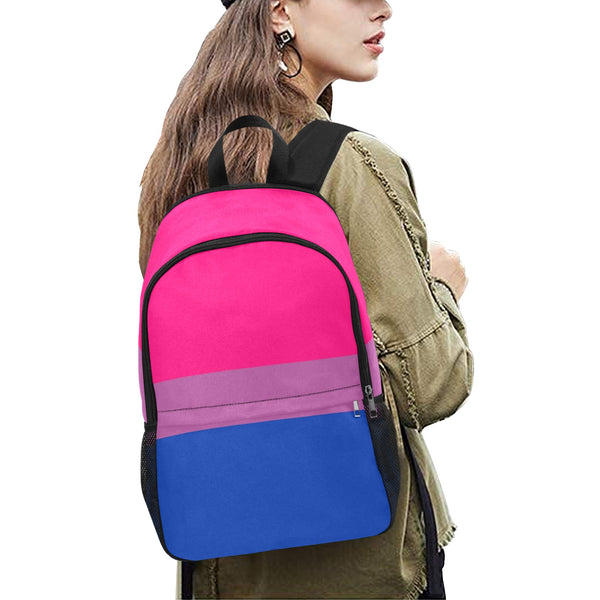 Bi Pride Classic Backpack with Side Pockets