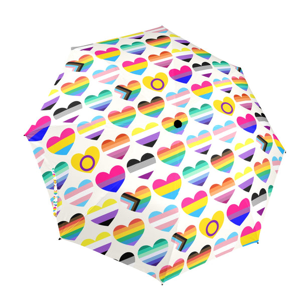 Pride Hearts Umbrella-PheeNix Boutique