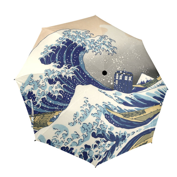 TARDIS in The Wave Umbrella-PheeNix Boutique