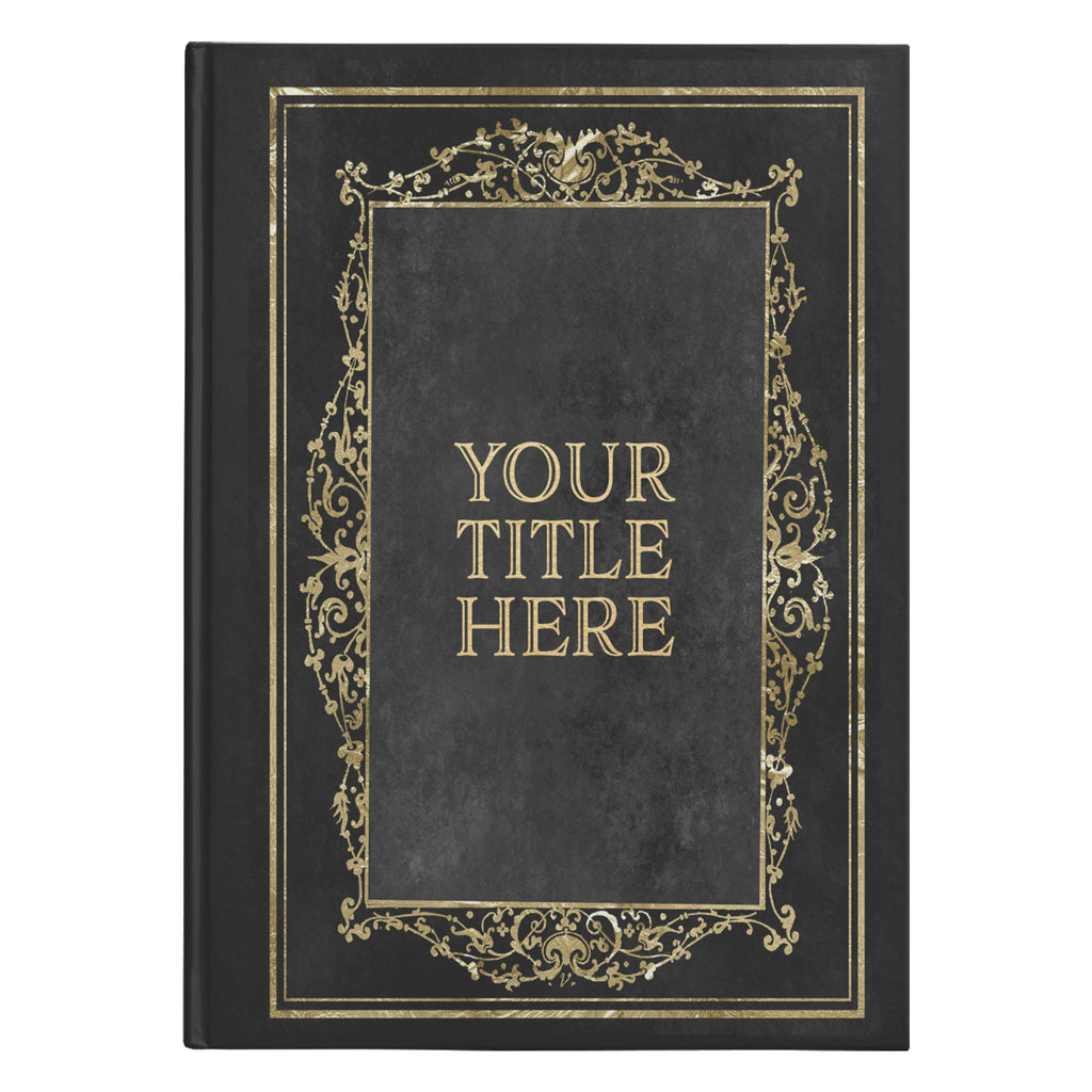Personalized Elegant Victorian Style Hardcover Journal