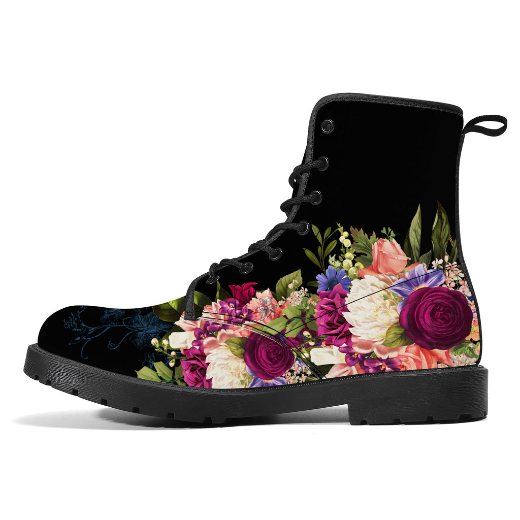 Floral Dreams Vegan Leather Boots