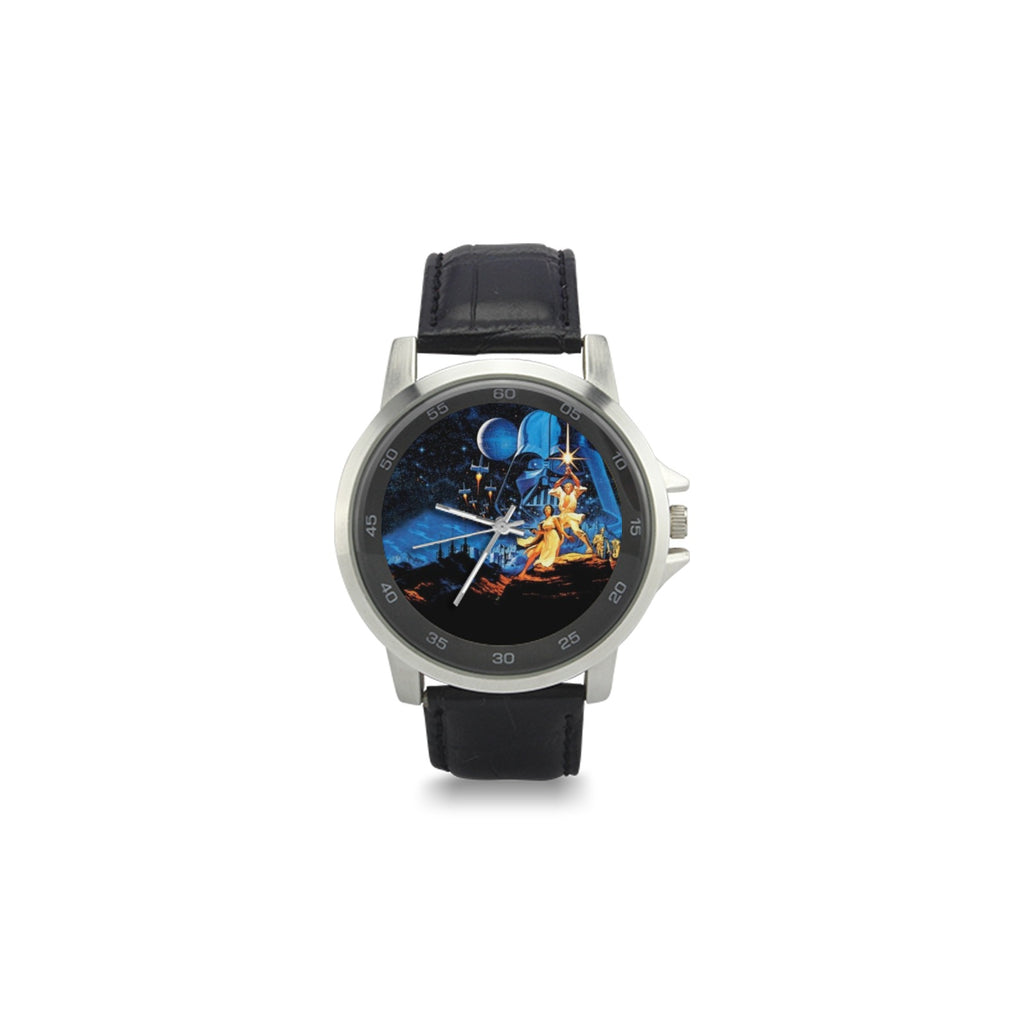 Star Wars Unisex Stainless & Leather Watch