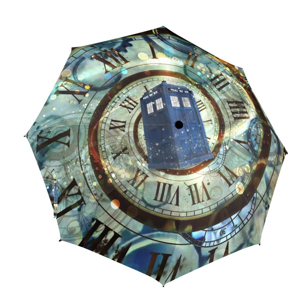 TARDIS in Time Umbrella-PheeNix Boutique