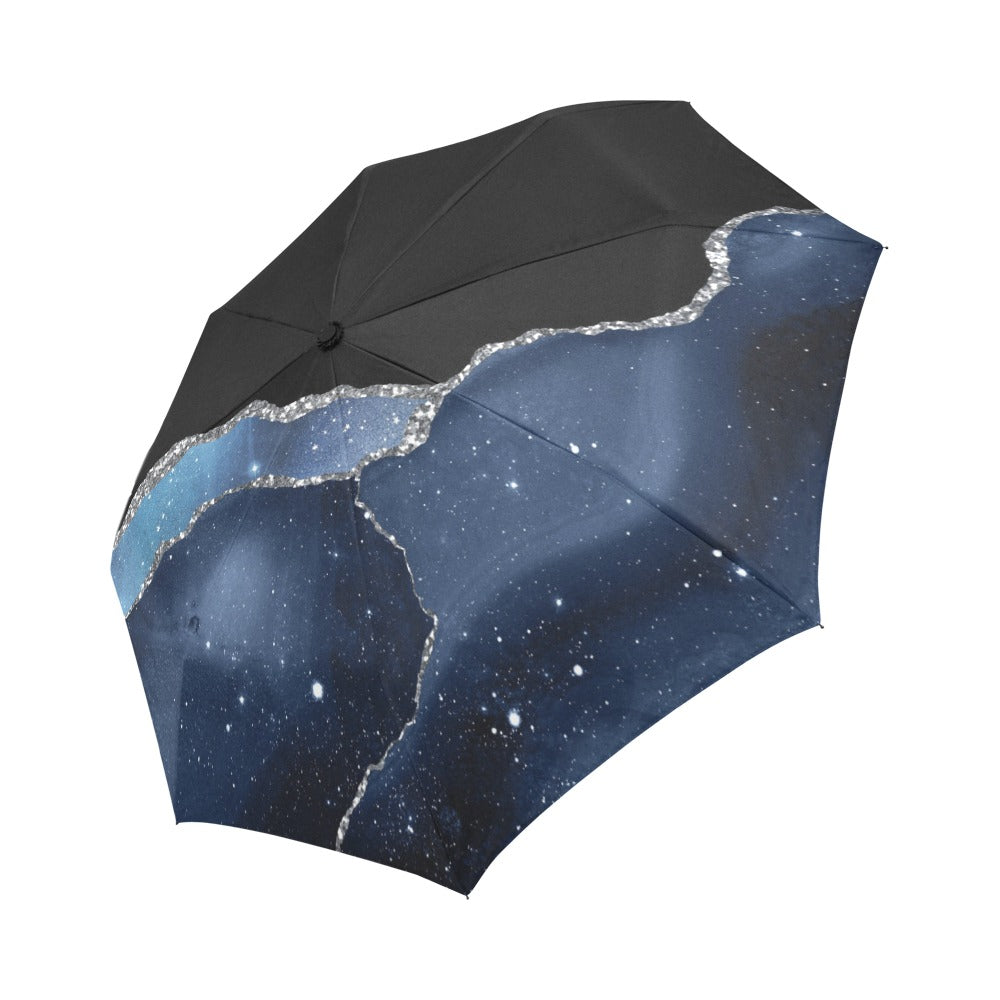 Dark Galaxy Agate Umbrella-PheeNix Boutique