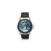 Earth Unisex Stainless & Leather Watch