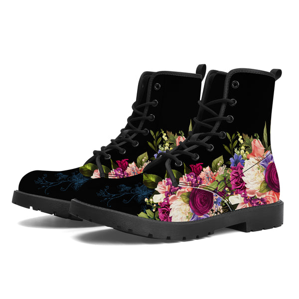 Floral Dreams Vegan Leather Boots